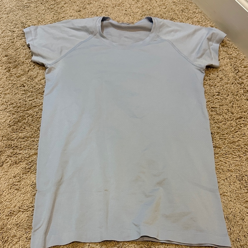 Lululemon Blue Short Sleeve Swiftly Tech Tee